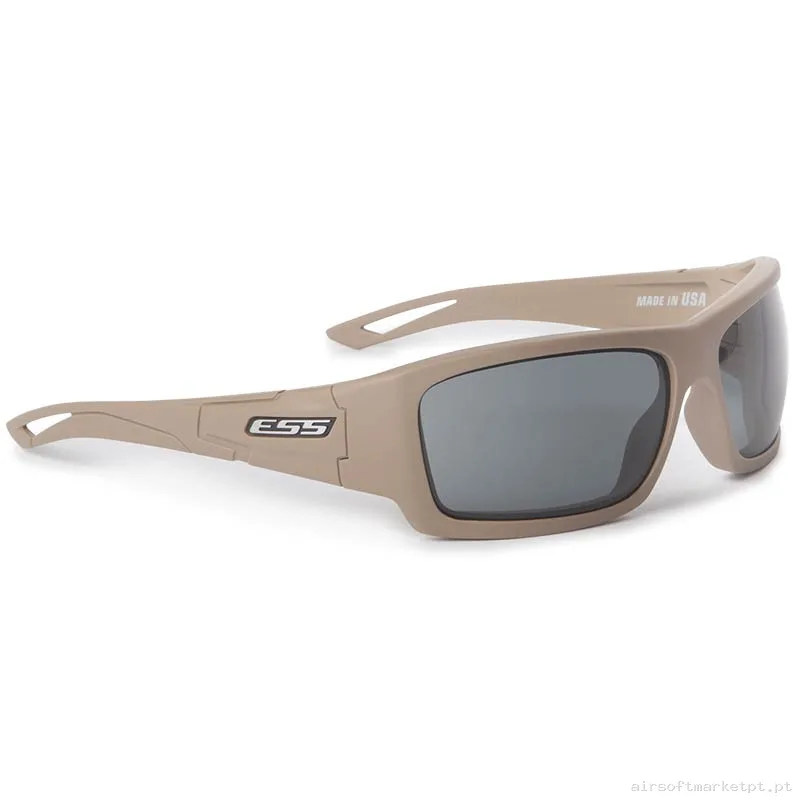 Óculos ESS Credence Smoke PC fumê tan — Proteção Ocular & Facial — Airsoft Market PT