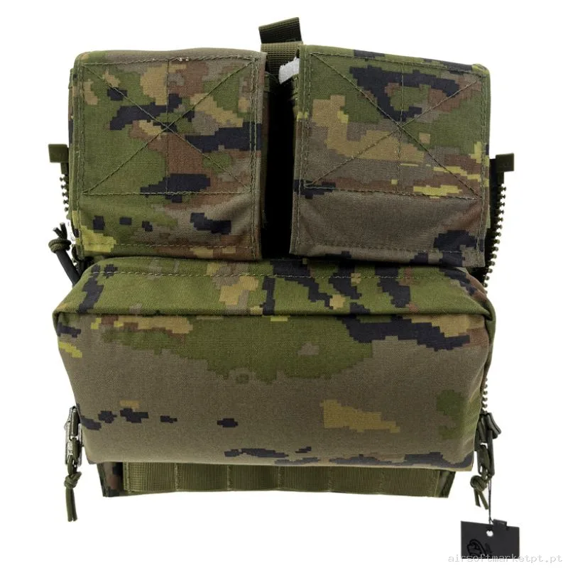 Back Panel Conquer C1 Smart Estilo Boscoso Pixelado — Coletes & Rigs — Airsoft Market PT