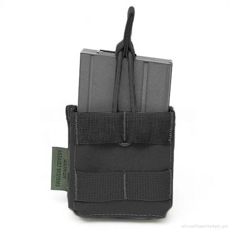 Pouch Magazine Pouch 7.62 Warrior Assault Open Top Short negro — Coletes & Rigs — Airsoft Market PT