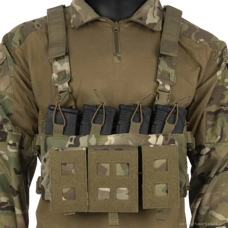 Coletes Chest Rig Delta Tactics Force Mk2 Estilo multicam — Coletes & Rigs — Airsoft Market PT