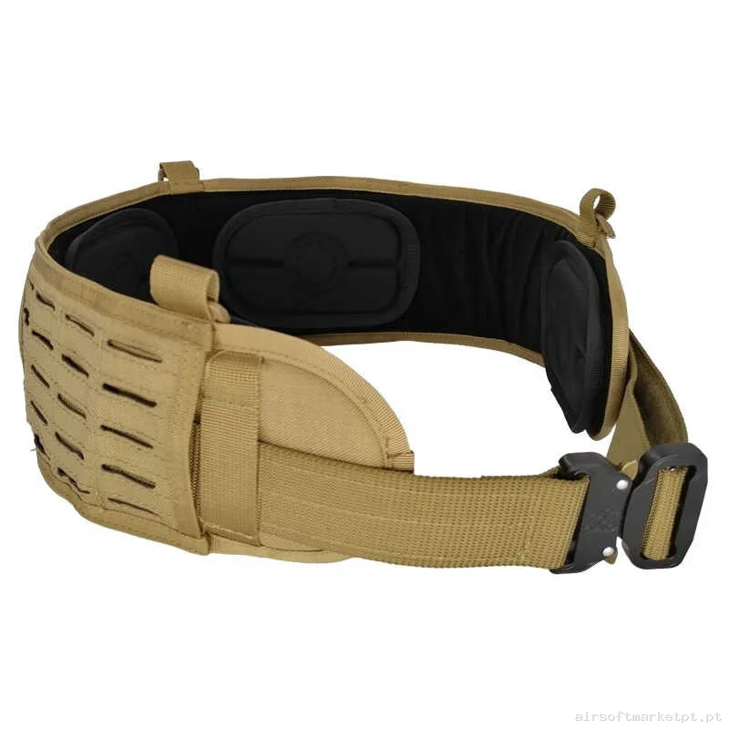Cinturão tático MOLLE Conquer Cinco Waist Belt tan — Gear Táctico — Airsoft Market PT