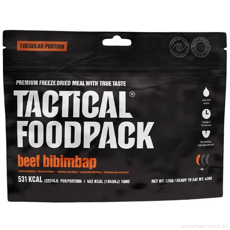 Comida Tactical Foodpack Bibimbap de Carne — Outros — Airsoft Market PT