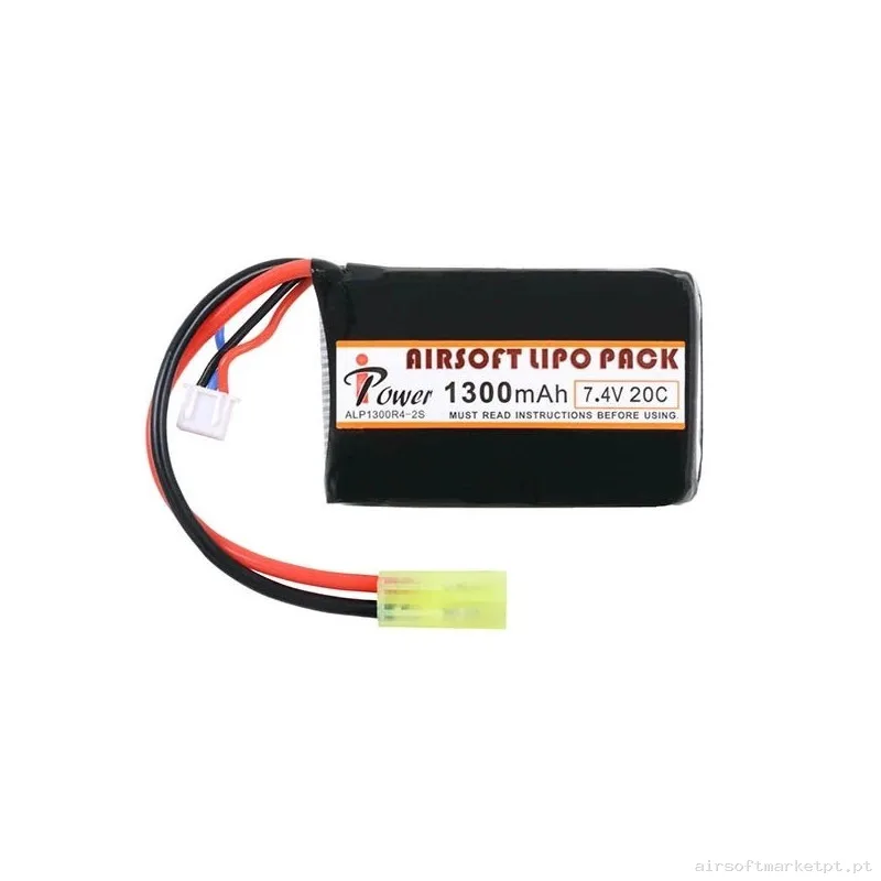 BATERÍA LIPO MINI 7.4 V 1300 MAH 20C-40C — Baterias & Carregadores — Airsoft Market PT