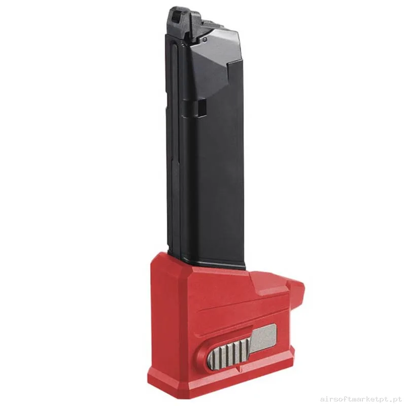 Adaptador HPA M4 Lancer Tactical para pistolas G17/AAP-01 vermelho — HPA & Linhas — Airsoft Market PT