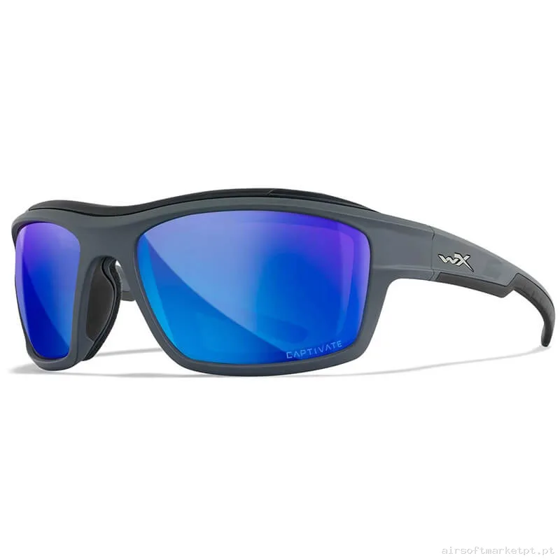 Óculos Wiley X Ozone Captivate azul Polarizado Grises — Proteção Ocular & Facial — Airsoft Market PT