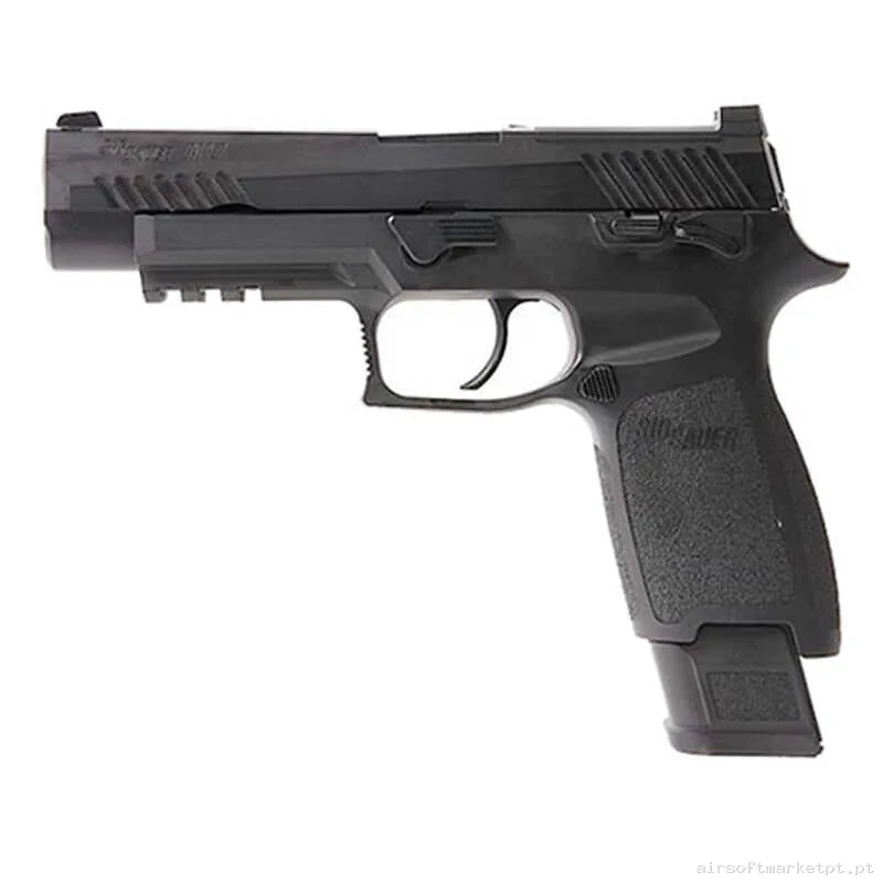 Réplica GBB Pistola P320 Sig Sauer Proforce M17 Full Metal preta — Pistolas — Airsoft Market PT