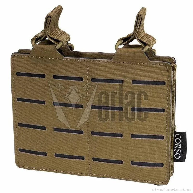 Pouch Corso Cargador M4 Doble Dagger Mk1 Láser Coyote — Coletes & Rigs — Airsoft Market PT