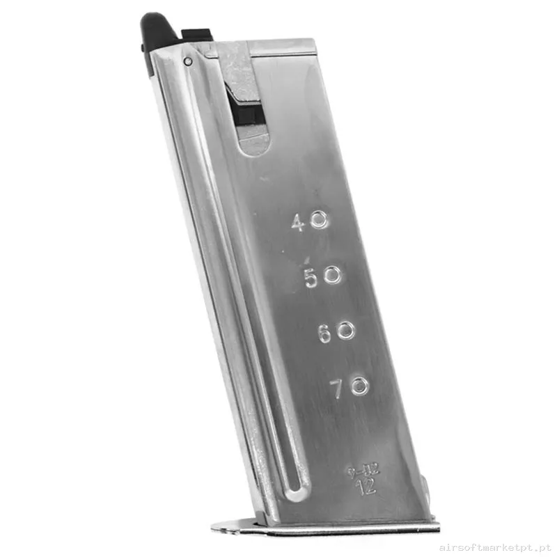 Magazine Pistola Gas Desert Eagle Tokyo Marui 27 Bbs Chrome — Carregadores / Magazines — Airsoft Market PT