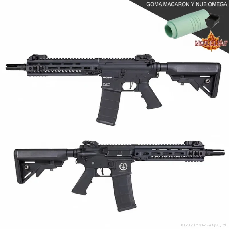 Réplica ROSSI NEPTUNE SEAL NEGRA MAPLE LEAF UPGRADE GATILLO ELECTRONICO ÓPTICO — Rifles de Assalto (AR/M4/AK) — Airsoft Market PT