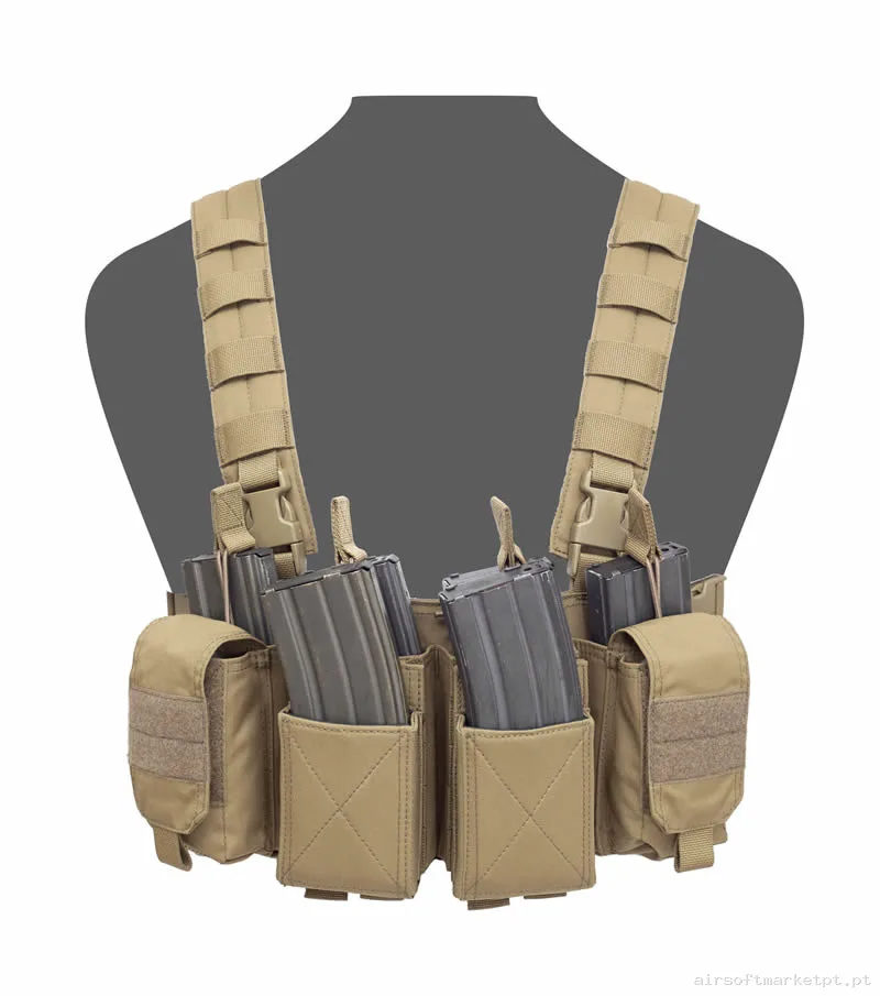 Colete Chest Rig Warrior Assault Pathfinder coyote tan — Coletes & Rigs — Airsoft Market PT