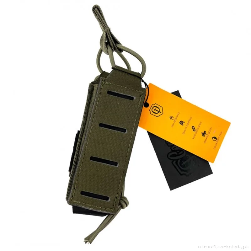 Pouch Portacargador Pistola Conquer Corte Láser Ranger Green — Coletes & Rigs — Airsoft Market PT