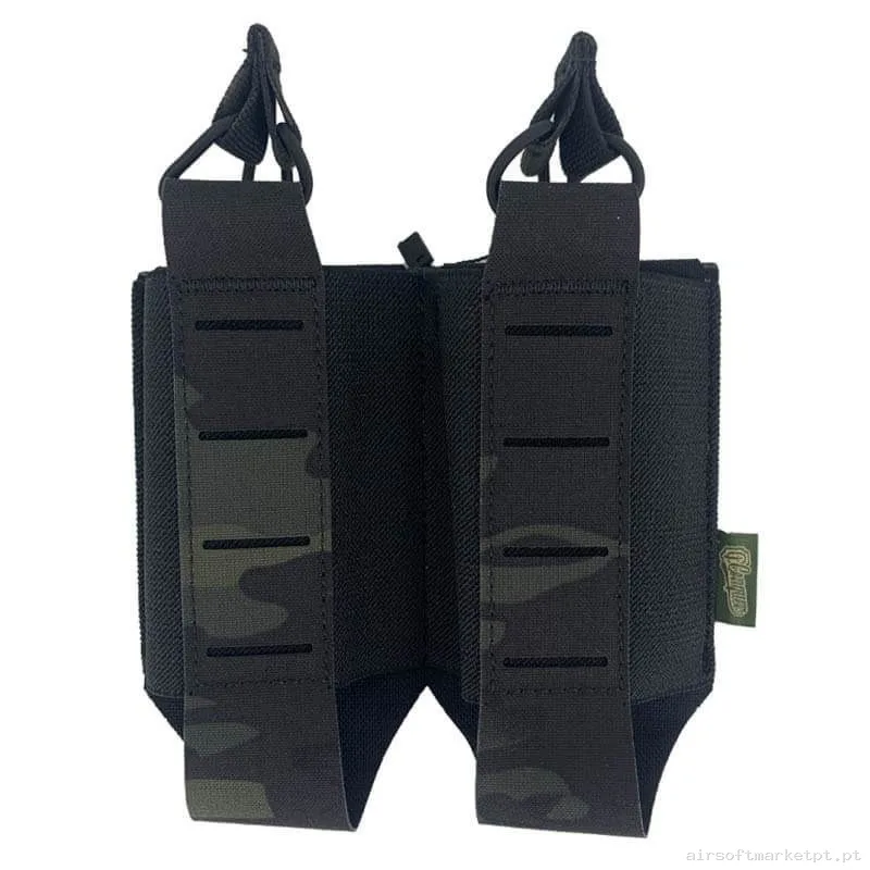 Pouch Portacargador Tegris Doble M4 Conquer Multicam Black — Coletes & Rigs — Airsoft Market PT (foto 2)