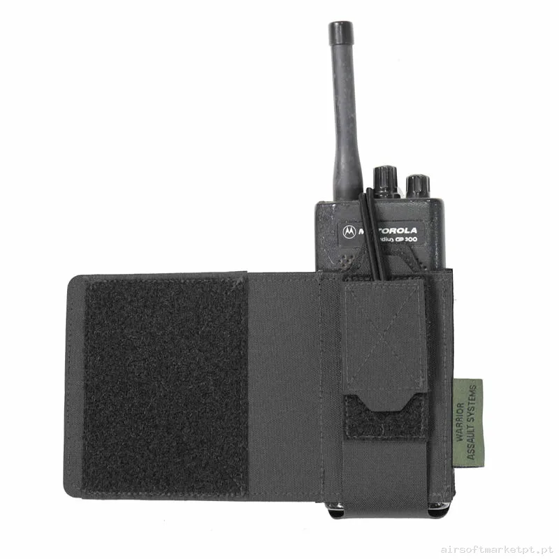 Magazine Pouch Portaradio Warrior Assault Quebra-chamas Cut Arp Left Side negro — Coletes & Rigs — Airsoft Market PT