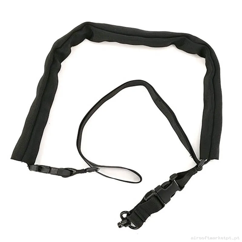 Correia Tática 1 Ponto Extração Rápida 2 Pontos Conquer QD preta — Gear Táctico — Airsoft Market PT
