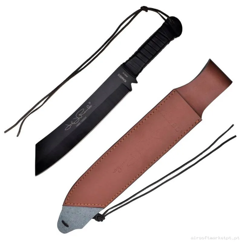 Faca de Caça Rambo IV 29cm RM-H4 com Capa — Ferramentas — Airsoft Market PT