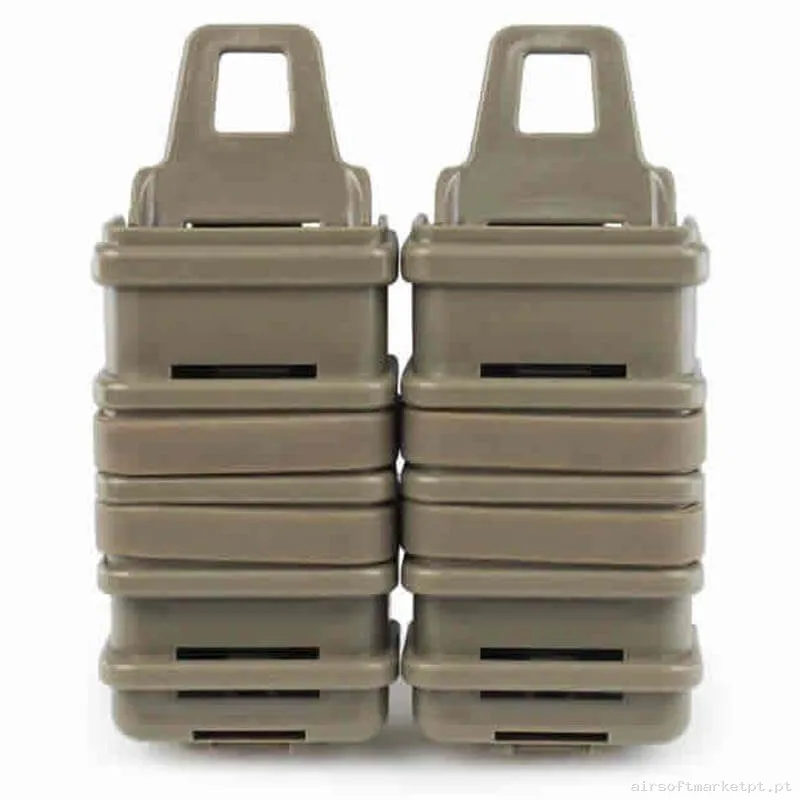 Pouch Magazine Pouch Fastmag Doble Mp7 Wosport Dark Earth — Coletes & Rigs — Airsoft Market PT