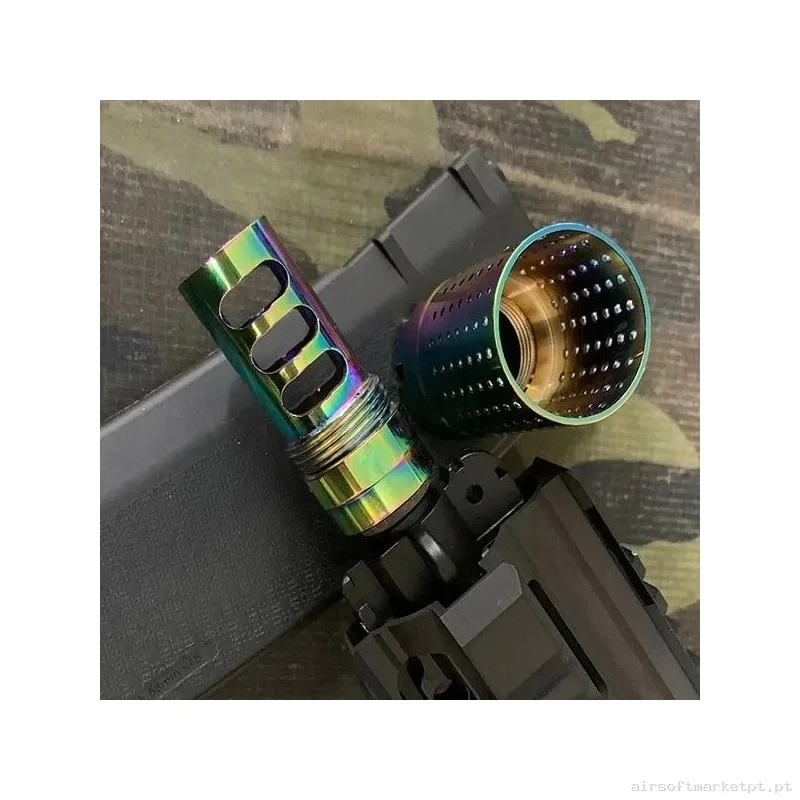 BOCACHA ALUMINIO BURNED — Supressores & Tracers — Airsoft Market PT (foto 2)