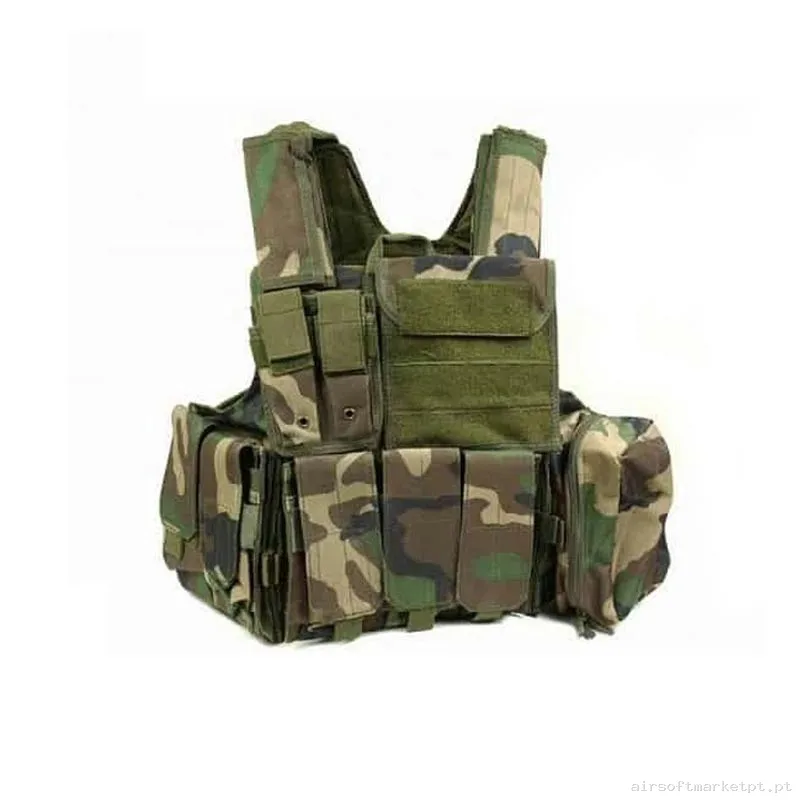 Chaleco Ciras - Woodland — Coletes & Rigs — Airsoft Market PT
