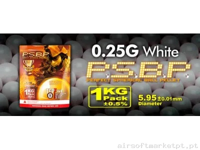 Bbs muniçao 0,25 PVC G&G — Munição (BBs) — Airsoft Market PT