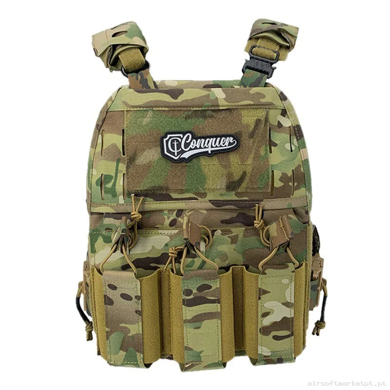 Chaleco Conquer MTPC Multicam — Coletes & Rigs — Airsoft Market PT