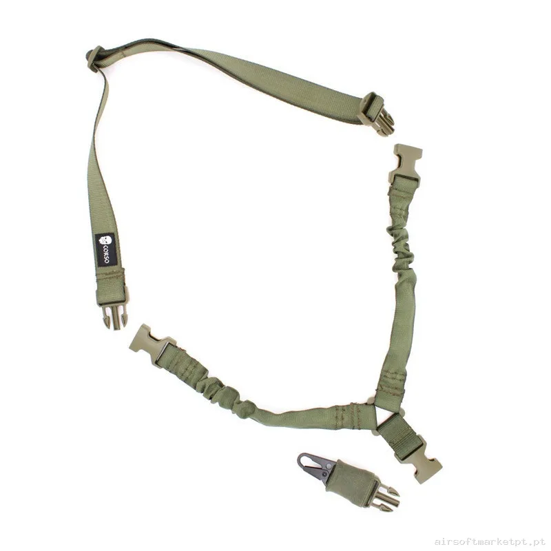Correa fusil Corso Crossbones 1 punto MK2 OD verde — Acessórios & Componentes — Airsoft Market PT