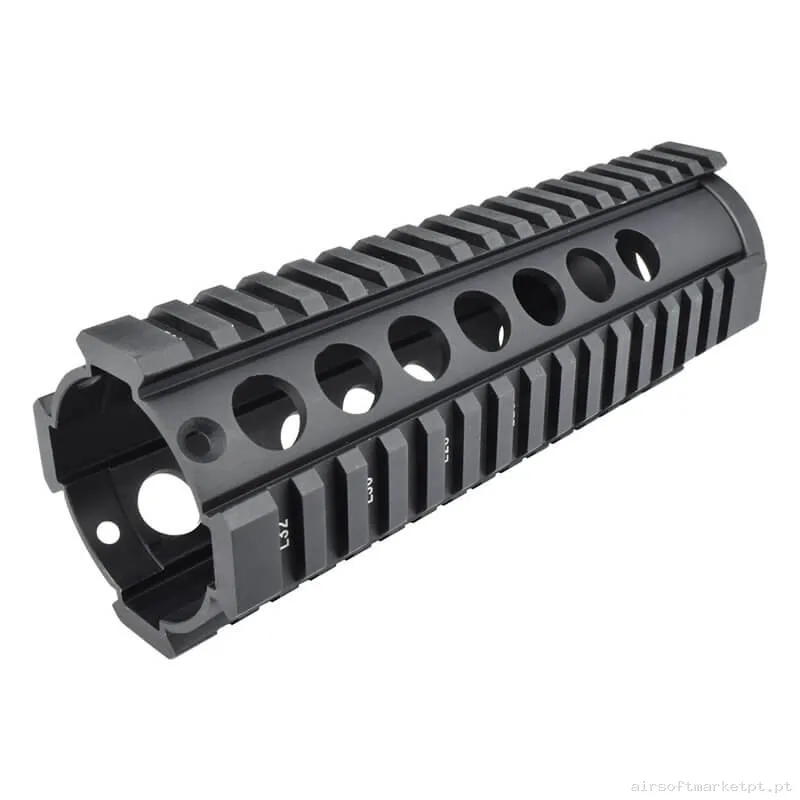 Externo Guardamanos Js Tactical Free Floating 7" negro — Acessórios & Componentes — Airsoft Market PT