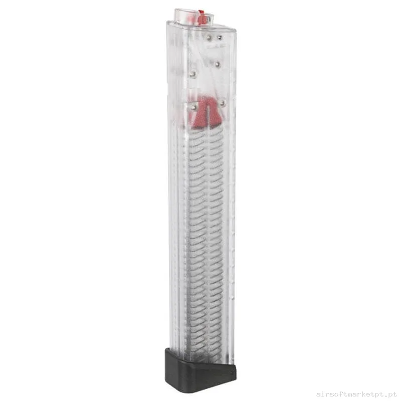 Magazine Réplica Midcap Arp 9 G&G Polimero 170 Bbs Transparente — Carregadores / Magazines — Airsoft Market PT