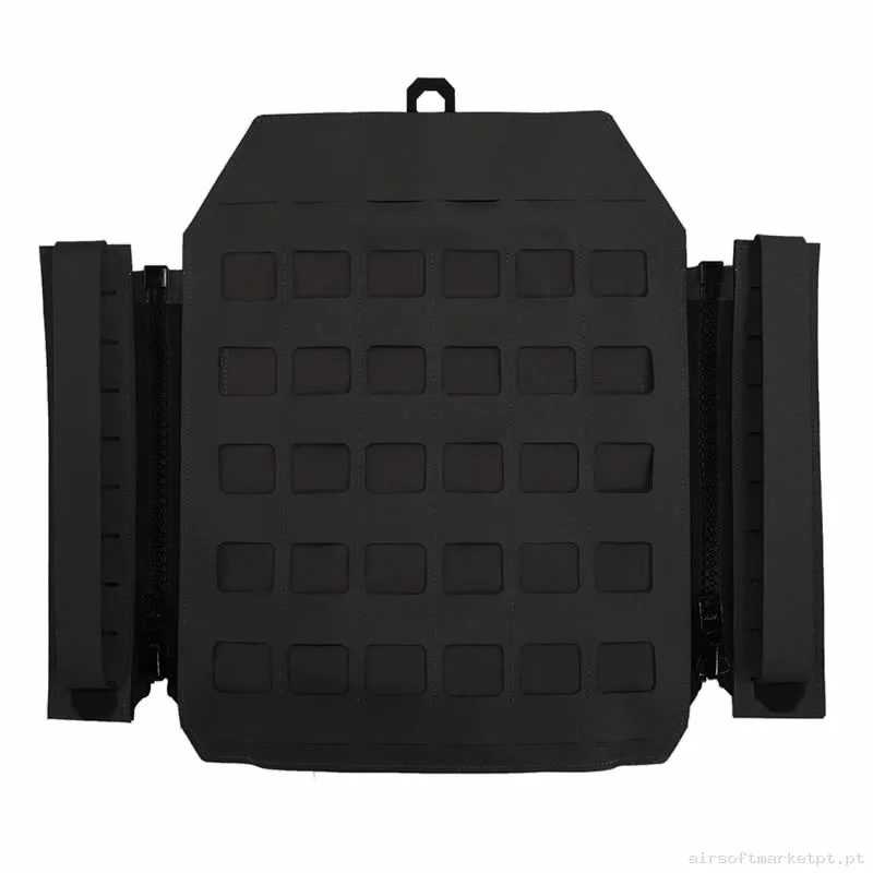 Back Panel Warrior Assault Láser Cut Assaulters Abp negro — Coletes & Rigs — Airsoft Market PT