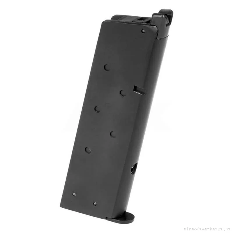 Magazine Pistola Gas M1911 WE 15 Bbs negro — Carregadores / Magazines — Airsoft Market PT