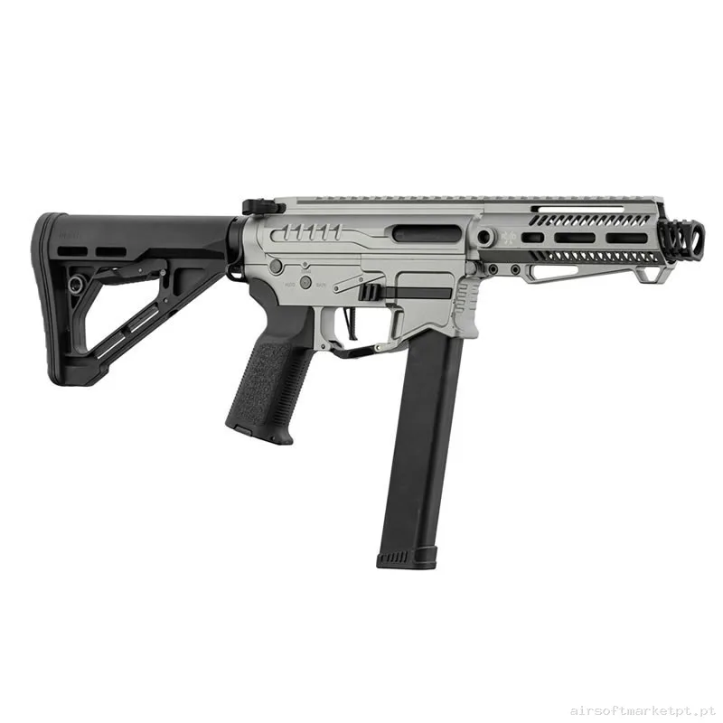 Fusil PW9 Cromado Zion Arms Con Gatillo Elétronico — SMGs — Airsoft Market PT (foto 2)