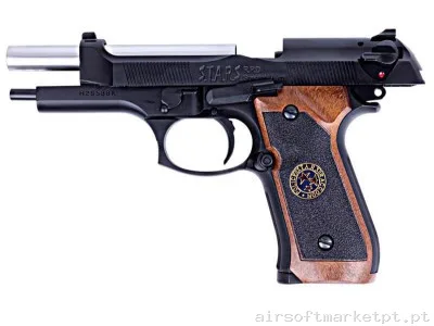 Beretta Stars M92 Biohazard WE Preto — Pistolas — Airsoft Market PT (foto 3)