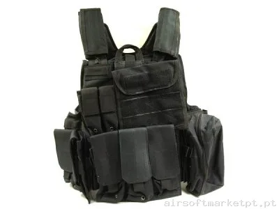 Colete CIRAS Preto — Vestuário (Fardas) — Airsoft Market PT