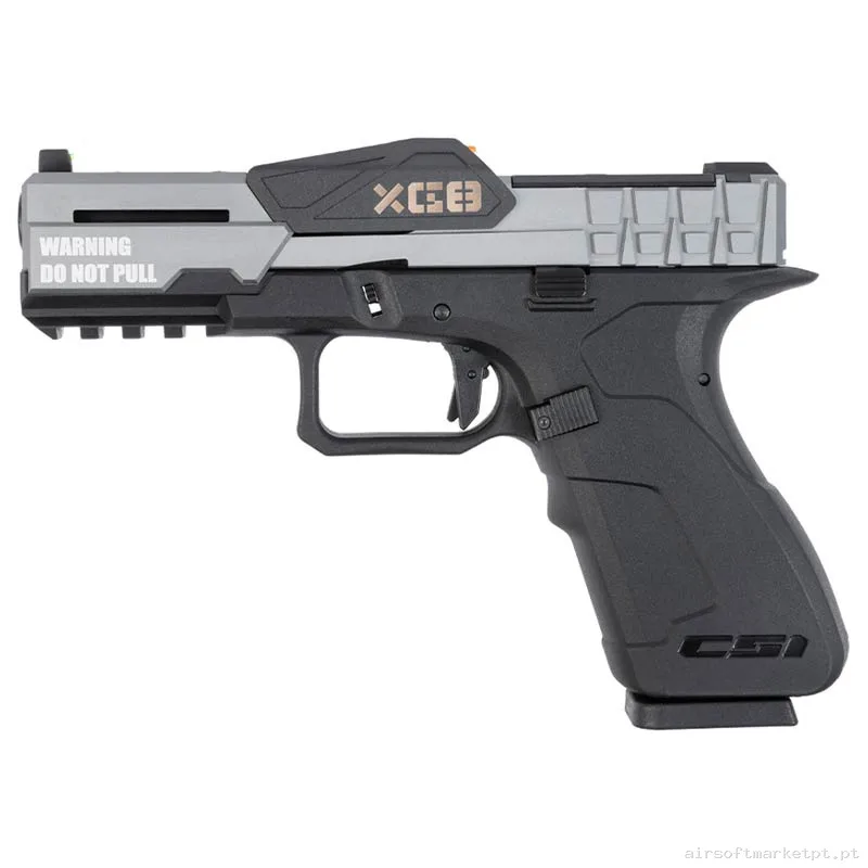 Réplica GBB Pistola G17 Poseidon Xg8-Mg negra/Gris — Pistolas — Airsoft Market PT