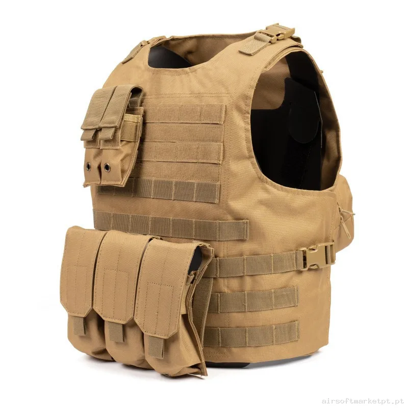 CHALECO SIXMM FSBE TAN — Coletes & Rigs — Airsoft Market PT