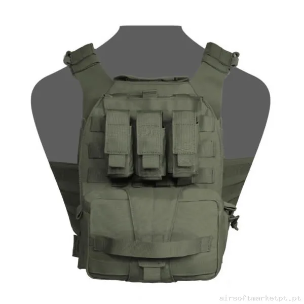 Back Panel Warrior Assault Assaulters Abp Mk1 verde od — Coletes & Rigs — Airsoft Market PT