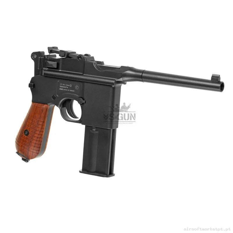 Pistola C96 Mauser 4.5mm Umarex CO2 Blowback — Pistolas — Airsoft Market PT