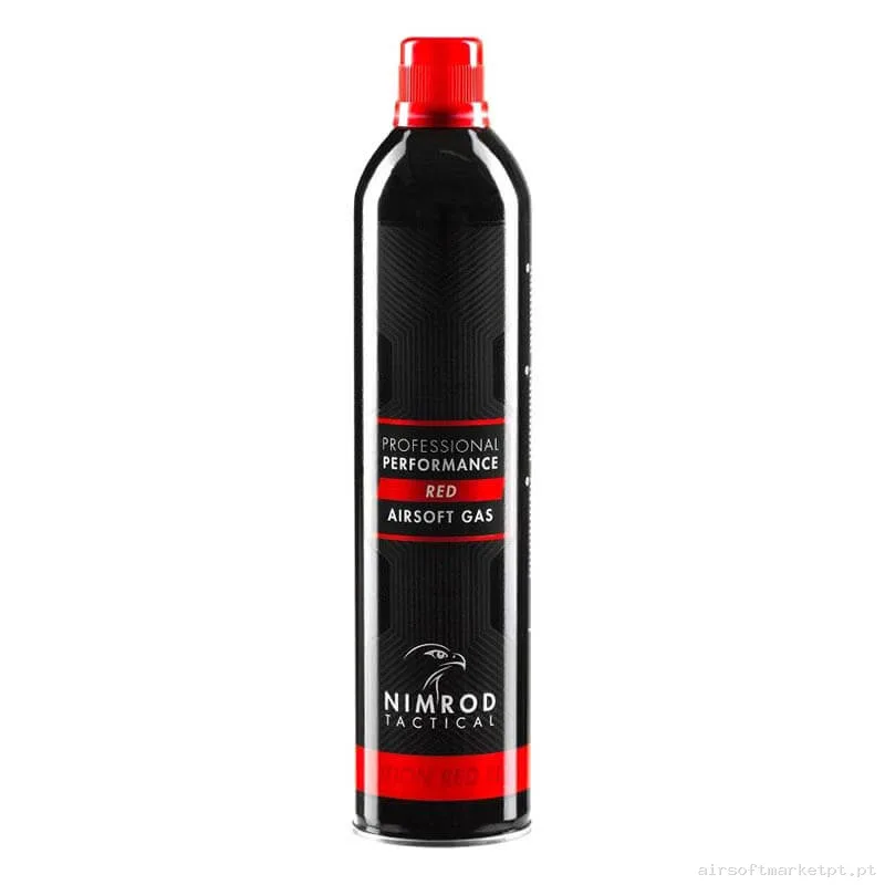 Gás Nimrod Performance Profissional Gas Vermelho 12kg 500ml — Gás & CO2 — Airsoft Market PT