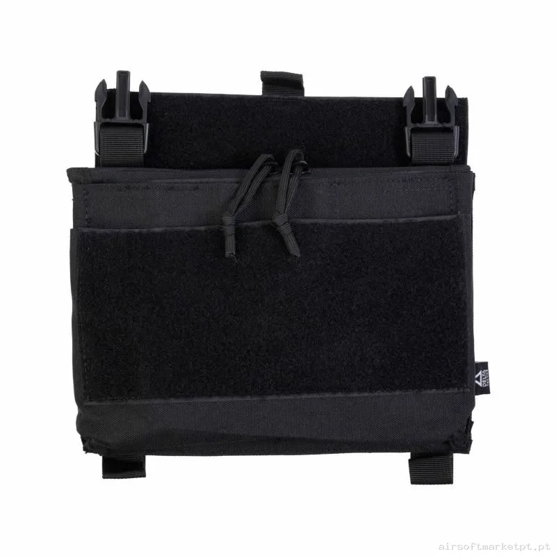 Painel Frontal Delta Tactics Force Mk1 Caixa Destacável preto — Coletes & Rigs — Airsoft Market PT