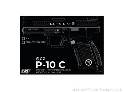 CZ P-10C OR-OT ASG — Pistolas — Airsoft Market PT (foto 4)