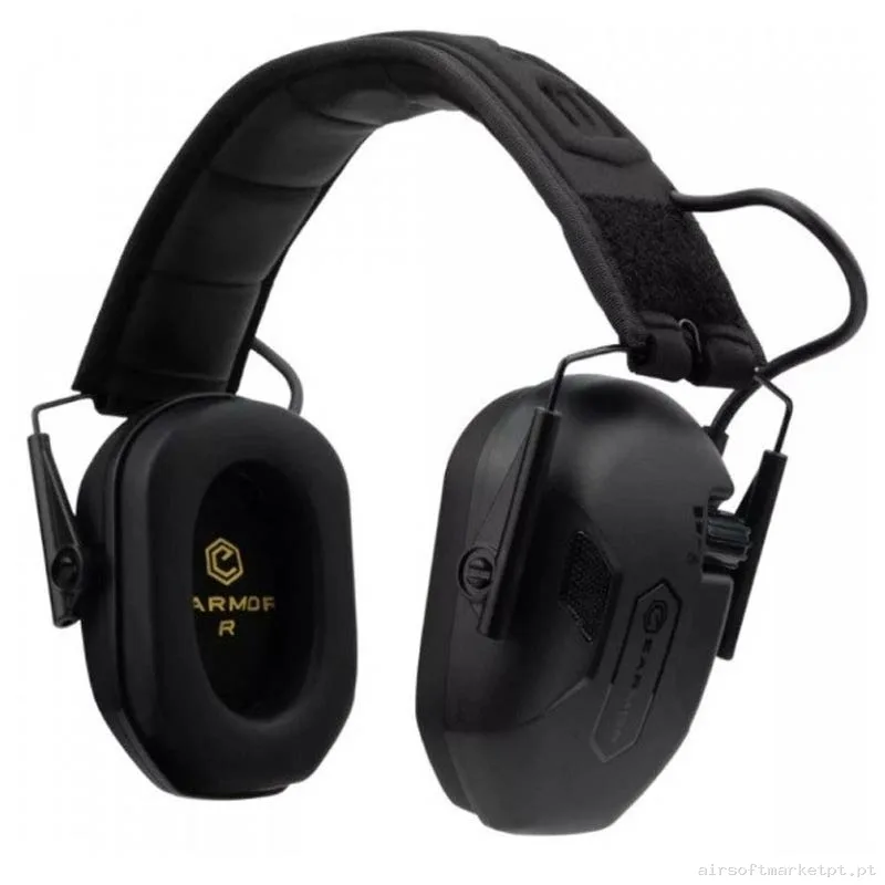 Protetor Auditivo Earmor M300a negro — Rádios & Comunicação — Airsoft Market PT