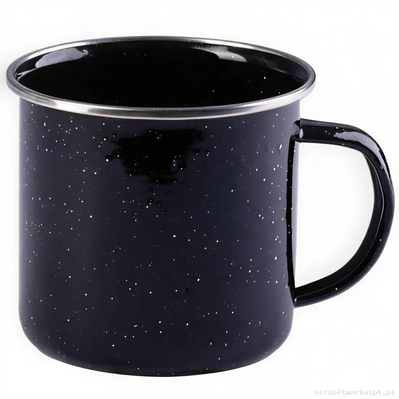 Taza Mil-Tec Western Enamelled 680ml negra — Outros — Airsoft Market PT