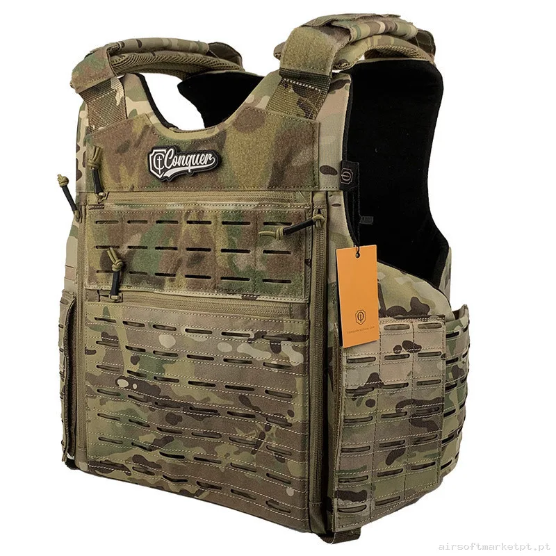 Chaleco Conquer BAC multicam — Coletes & Rigs — Airsoft Market PT