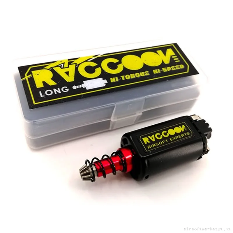 MOTOR RACCOON HIGH PERFOMANCE LONG AXIS RM001 — Peças Internas (AEG) — Airsoft Market PT (foto 2)
