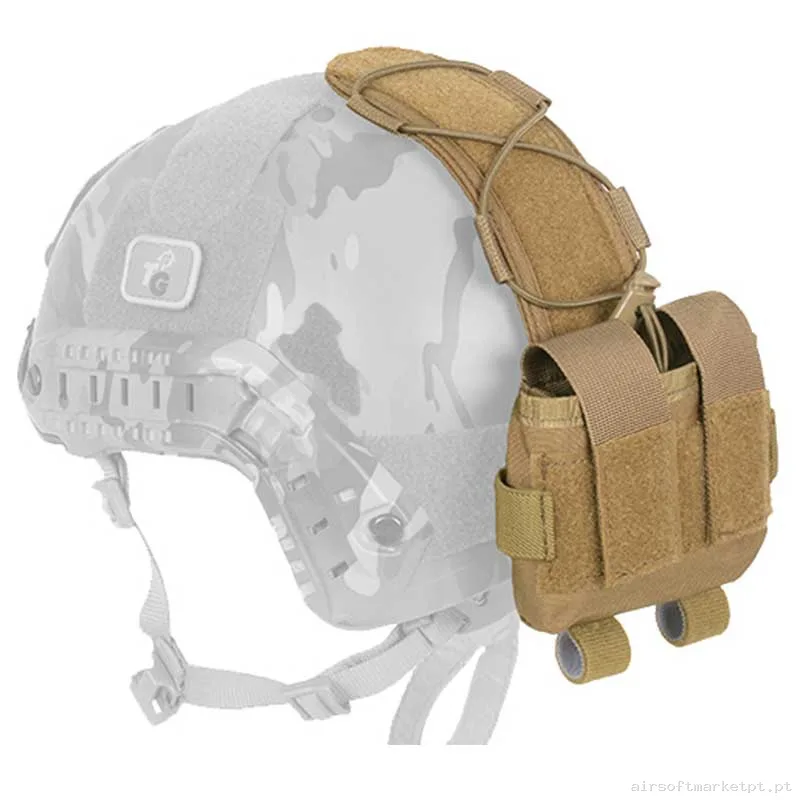 Pouch Contrapeso Capacete Emerson Em9399 coyote Brown — Capacetes — Airsoft Market PT