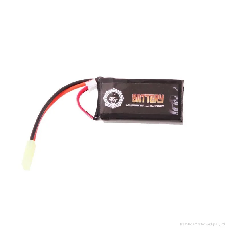 BATERÍA LIPO 7.4V 1500MAH 20C DUEL CODE — Baterias & Carregadores — Airsoft Market PT