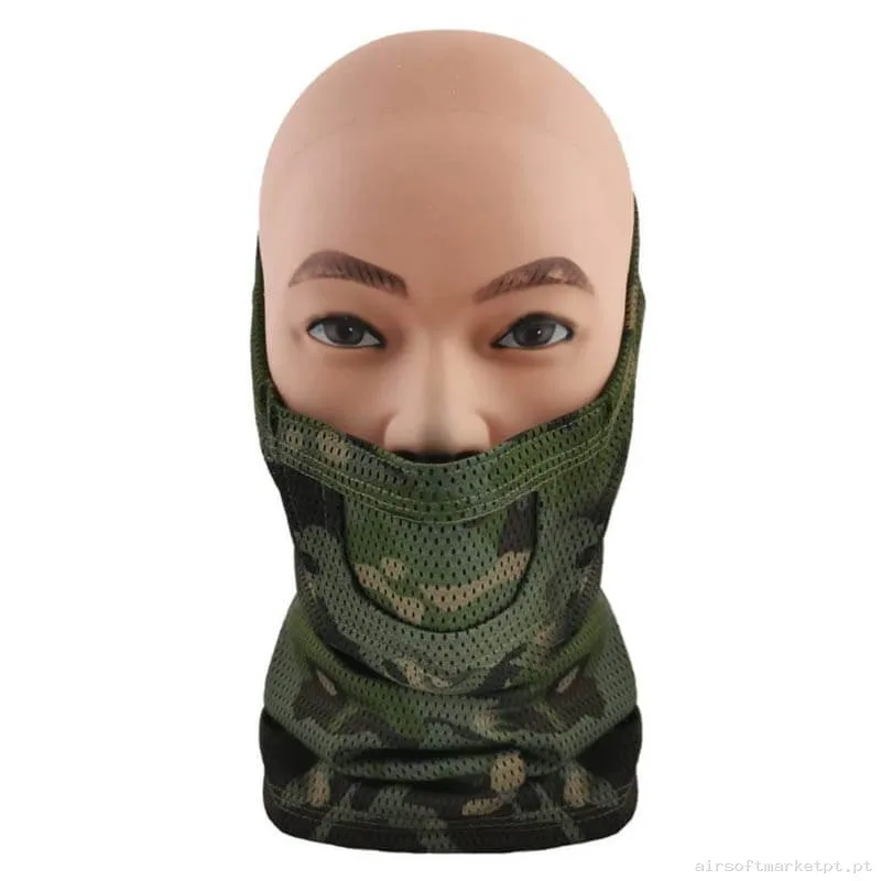 Máscara Proteção Balaclava Cygnus Armory Face Warrior Gen.2 Estilo multicam Tropic — Proteção Ocular & Facial — Airsoft Market PT
