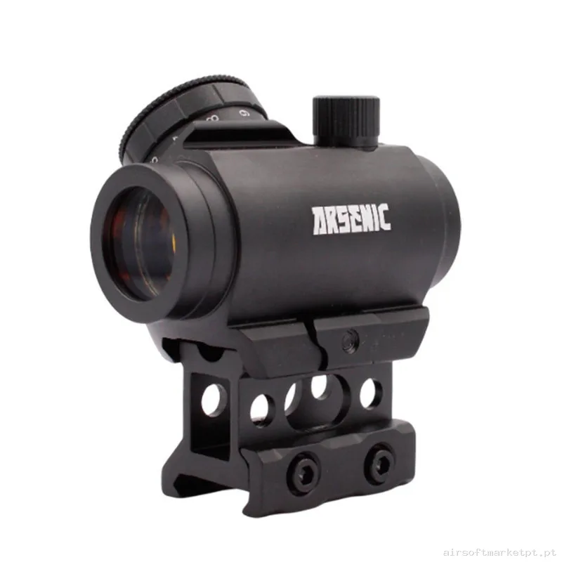 Visor Red Dot T1 Arsenic Argon ASM1K negro — Miras & Ópticas — Airsoft Market PT