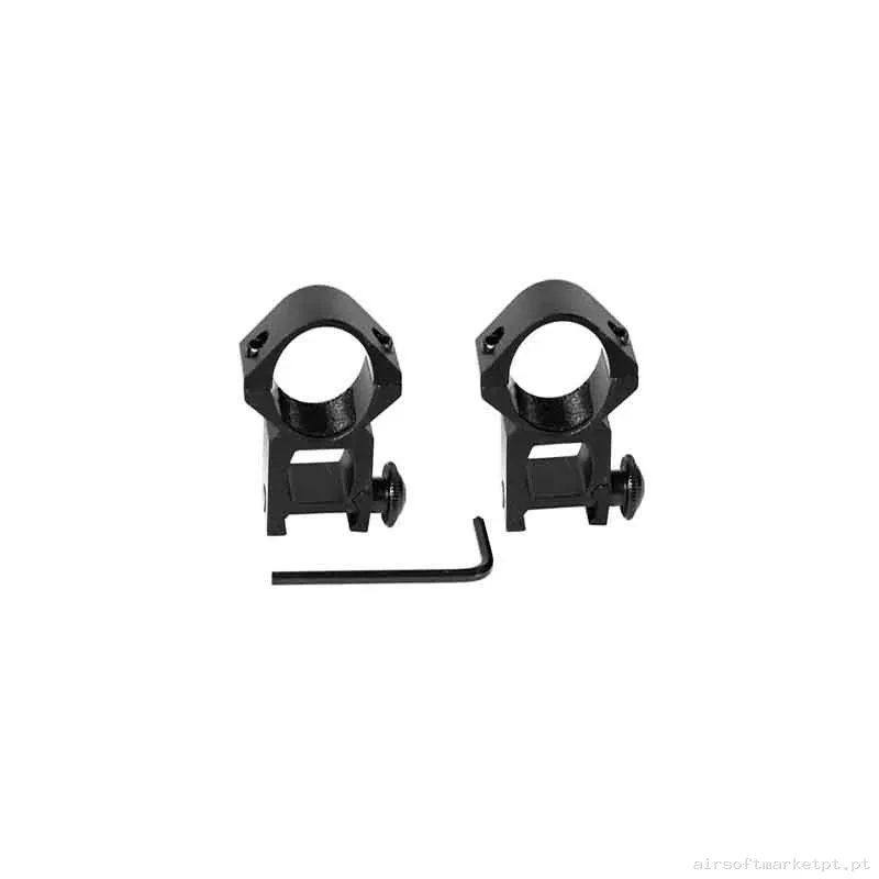 Anillas 25mm altas — Miras & Ópticas — Airsoft Market PT