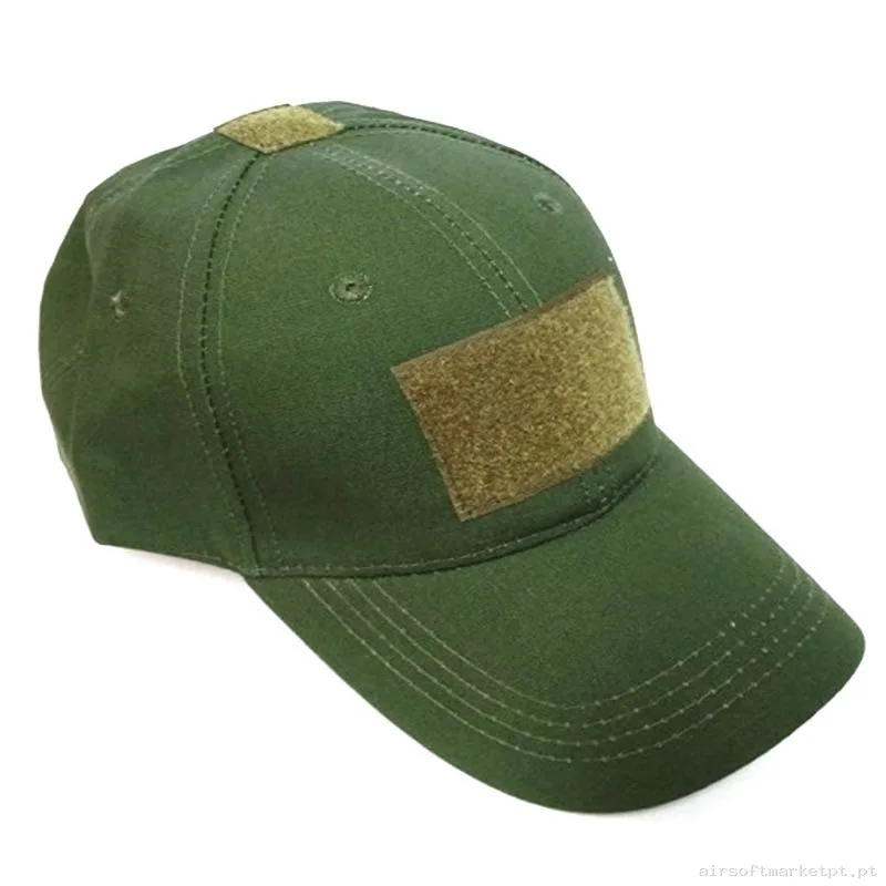 Gorra Beisbol Velcro Oem verde od — Proteção Ocular & Facial — Airsoft Market PT