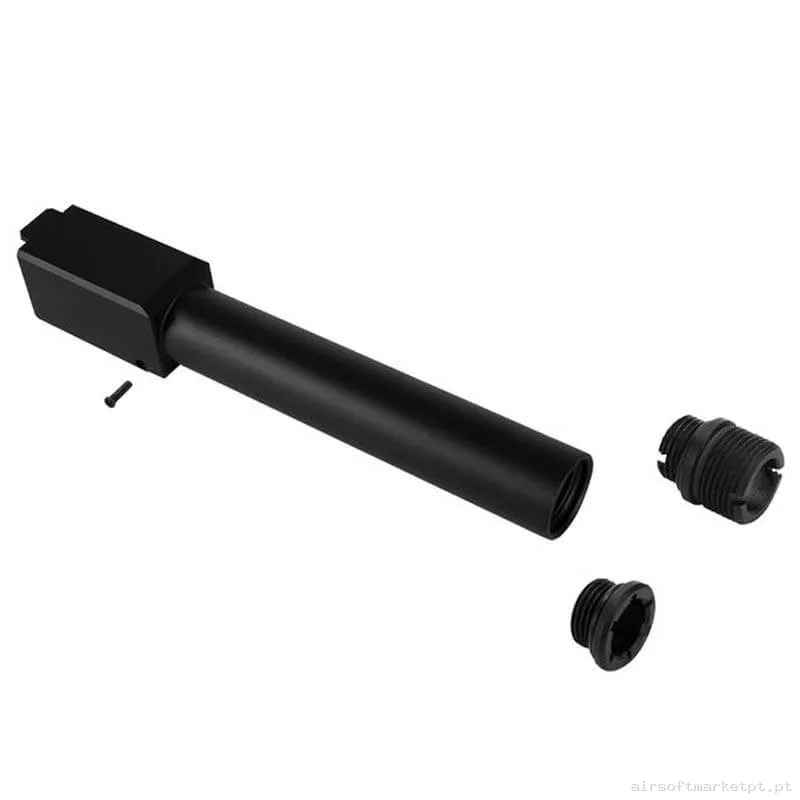 Externo Pistola Cano Externo Nineball Glock 17 Fixo Dois Lados Preto — Acessórios & Componentes — Airsoft Market PT